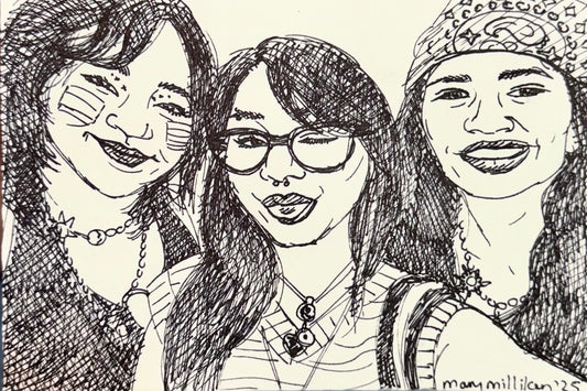 Ink-Only Portrait