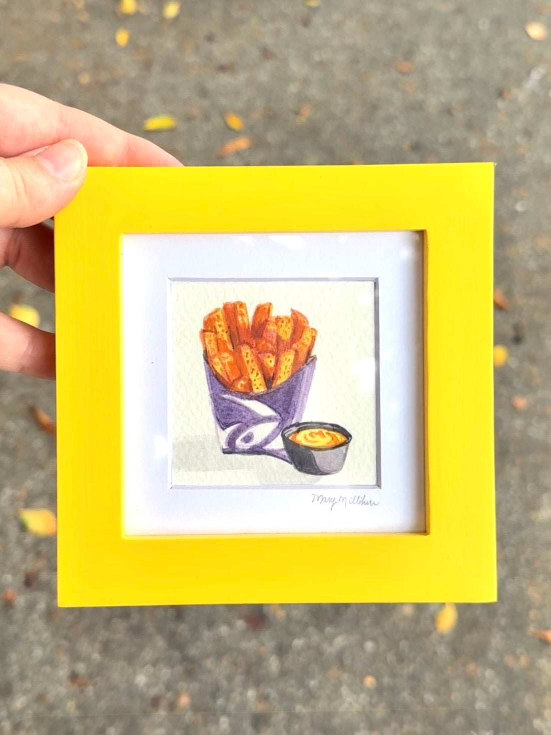 Fun Size Favorite Taco Bell Watercolor - Nacho Fries