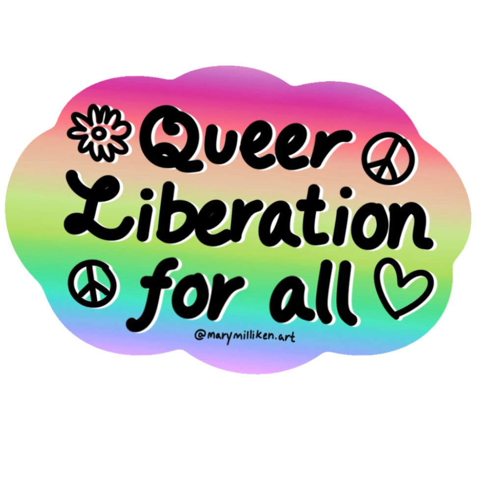 Queer Liberation for All Sticker