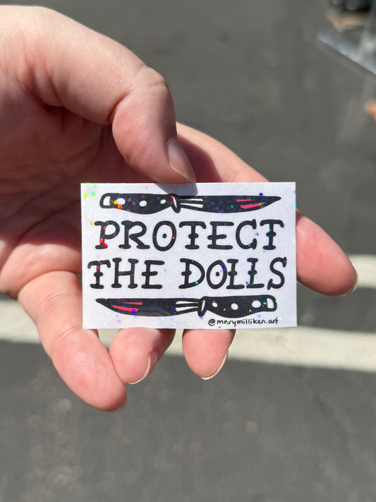 Protect the Dolls Sticker