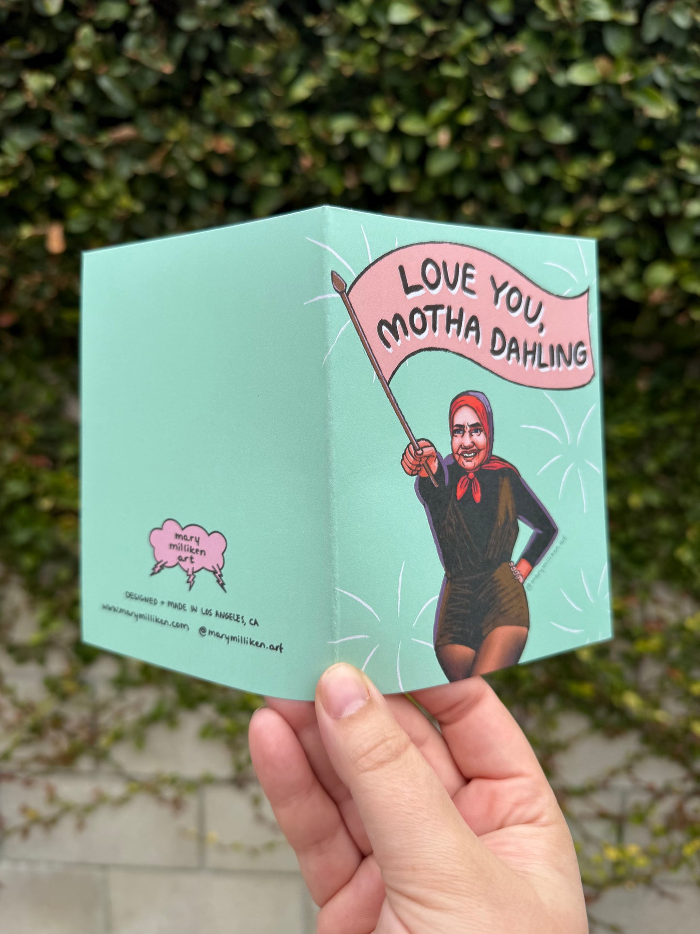 Love you, Motha Dahling! Little Edie Mother’s Day Card