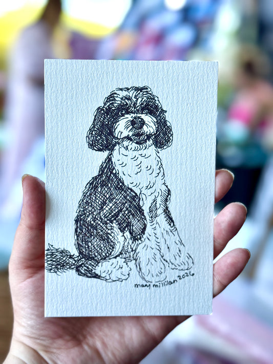 Ink-Only Portrait