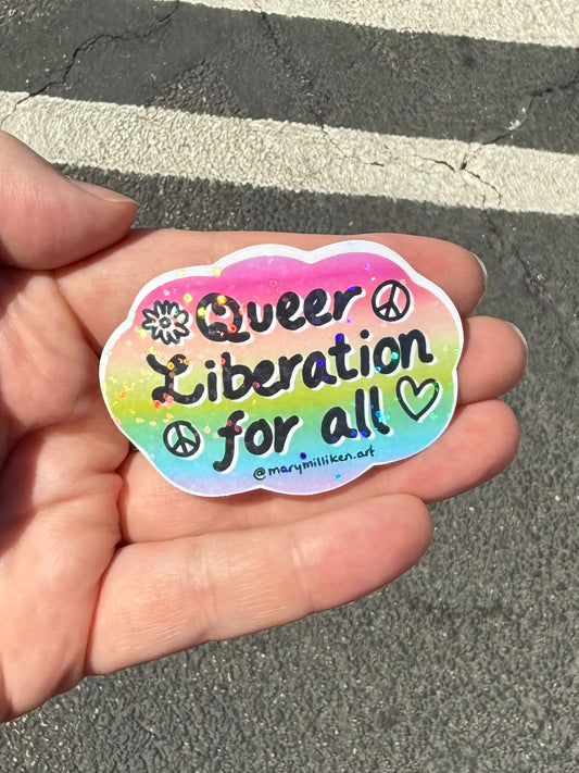 Queer Liberation for All Sticker