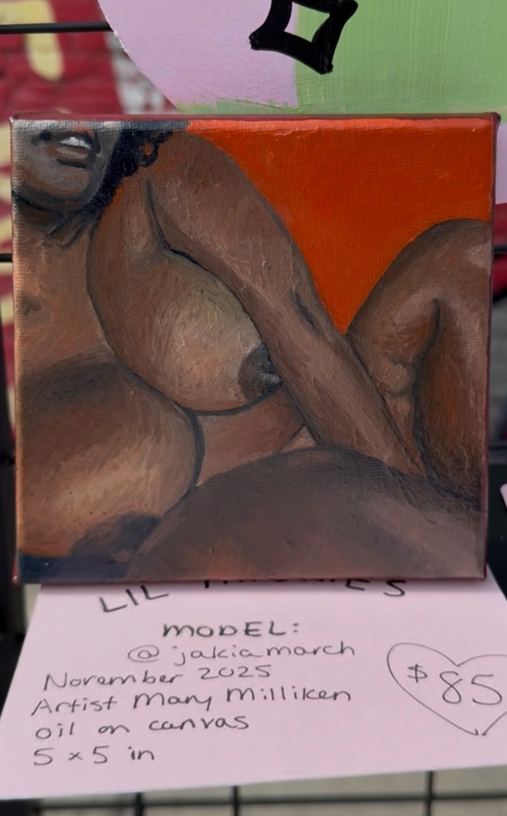Jakia - Lil Thickie Oil Painting