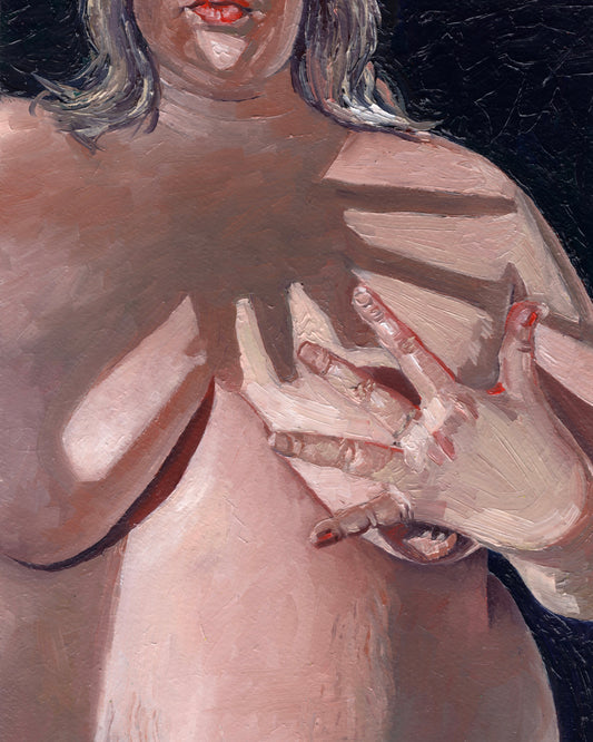 Custom Oil Nude Painting