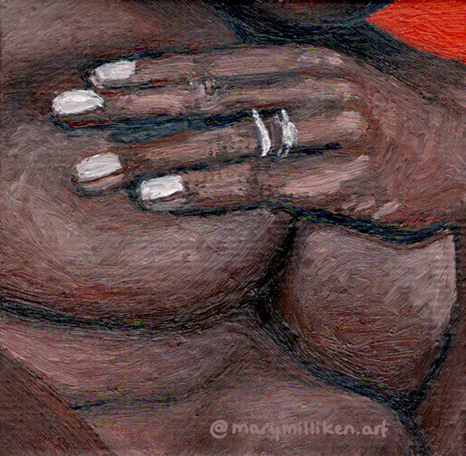 Jakia - Lil Thickie Oil Painting