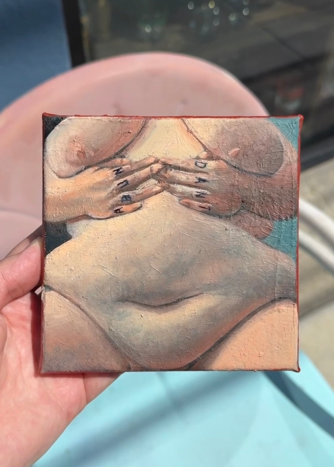Tayla - Lil Thickie Oil Painting