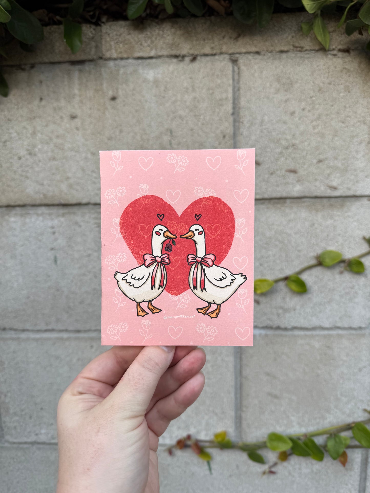 Silly Geese Valentine