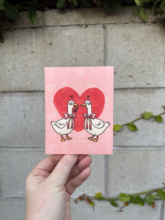 Silly Geese Valentine
