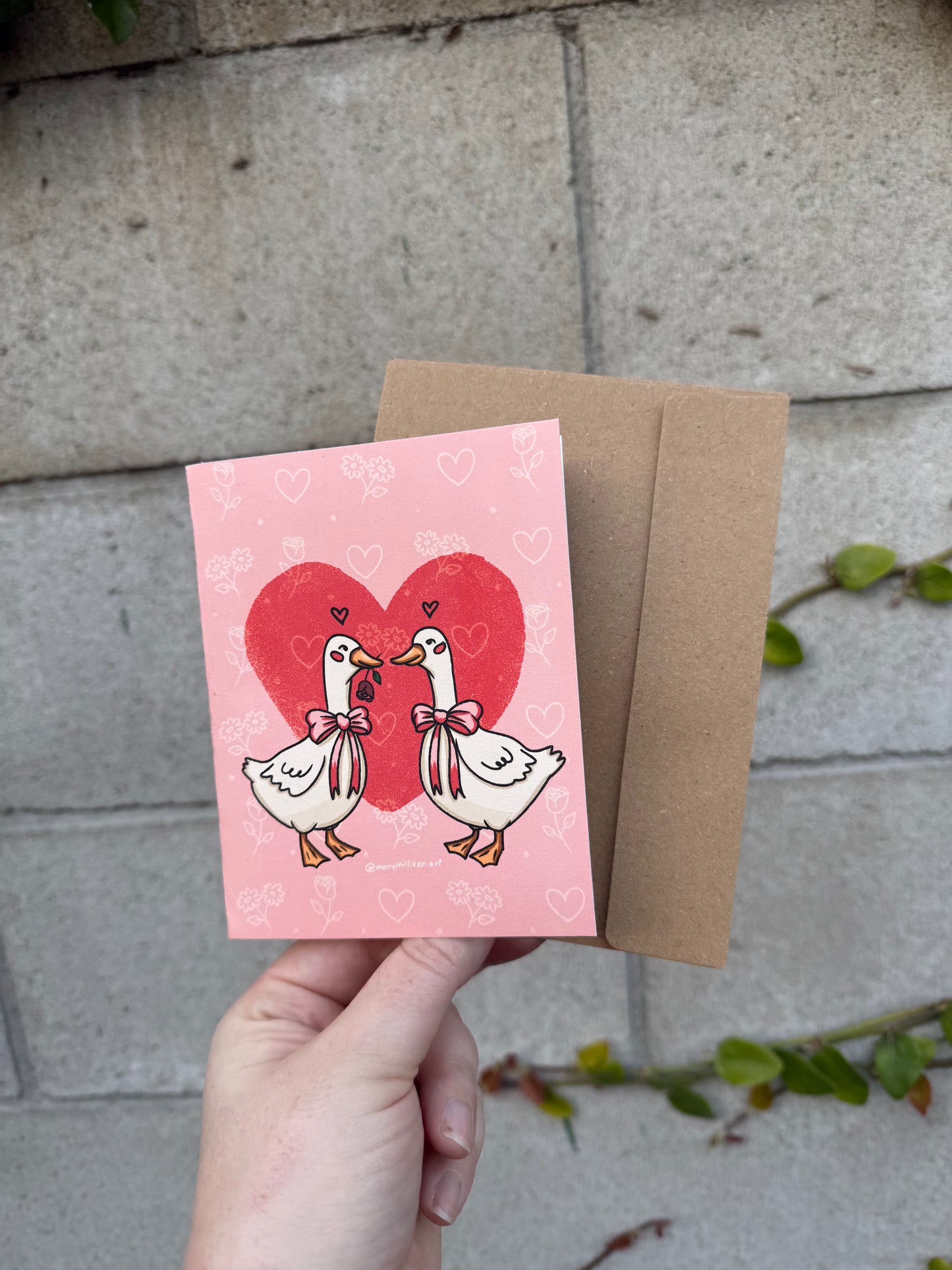 Silly Geese Valentine