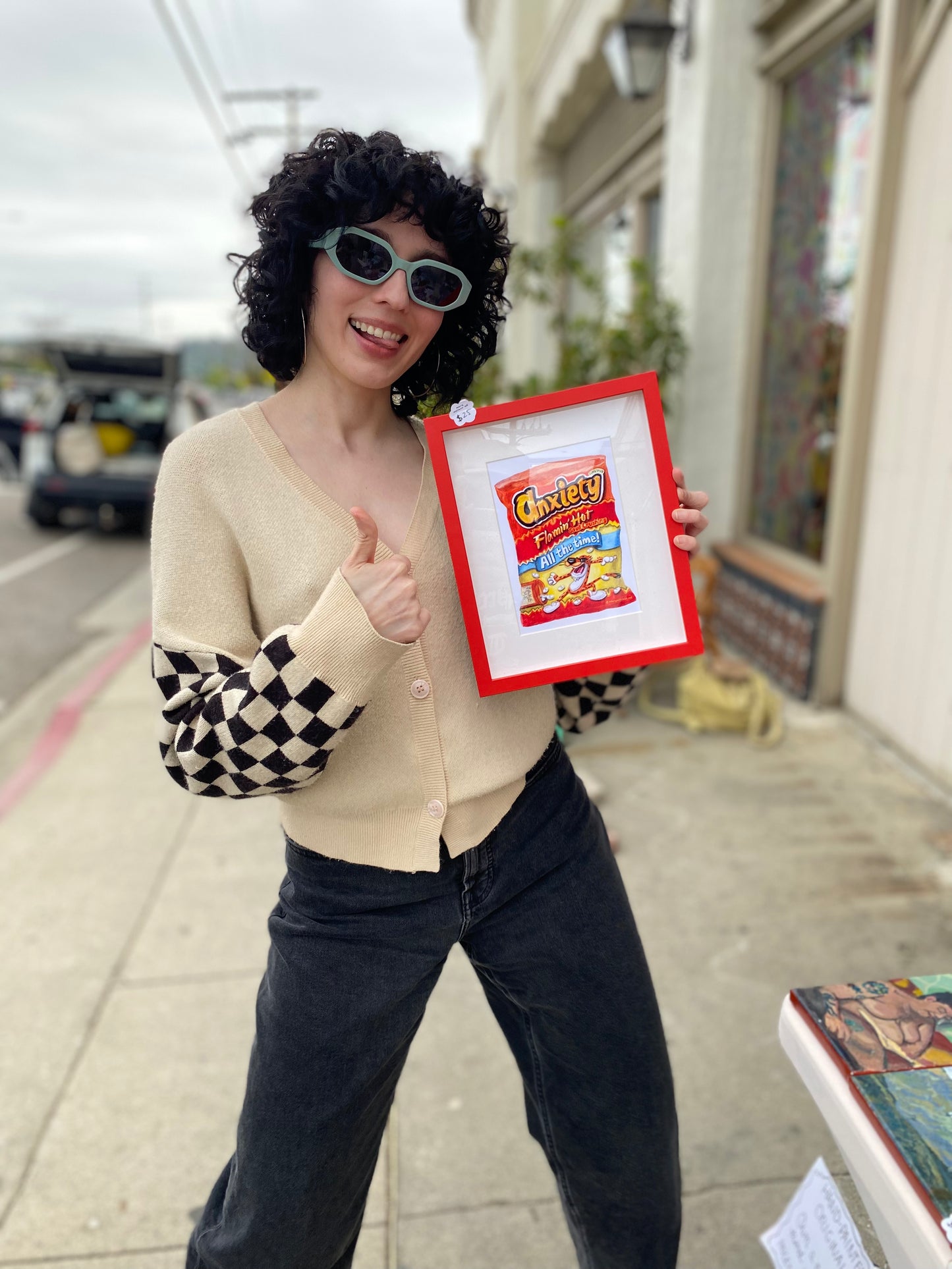 Flamin' Hot Anxiety Art Print