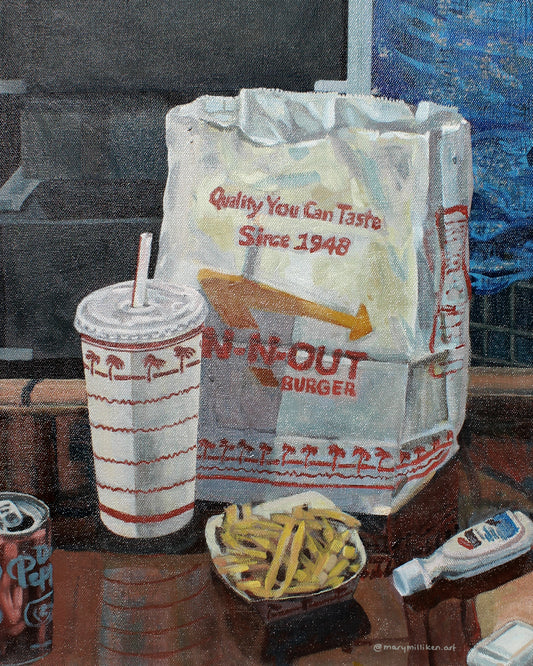 In-N-Out Still Life Art Print